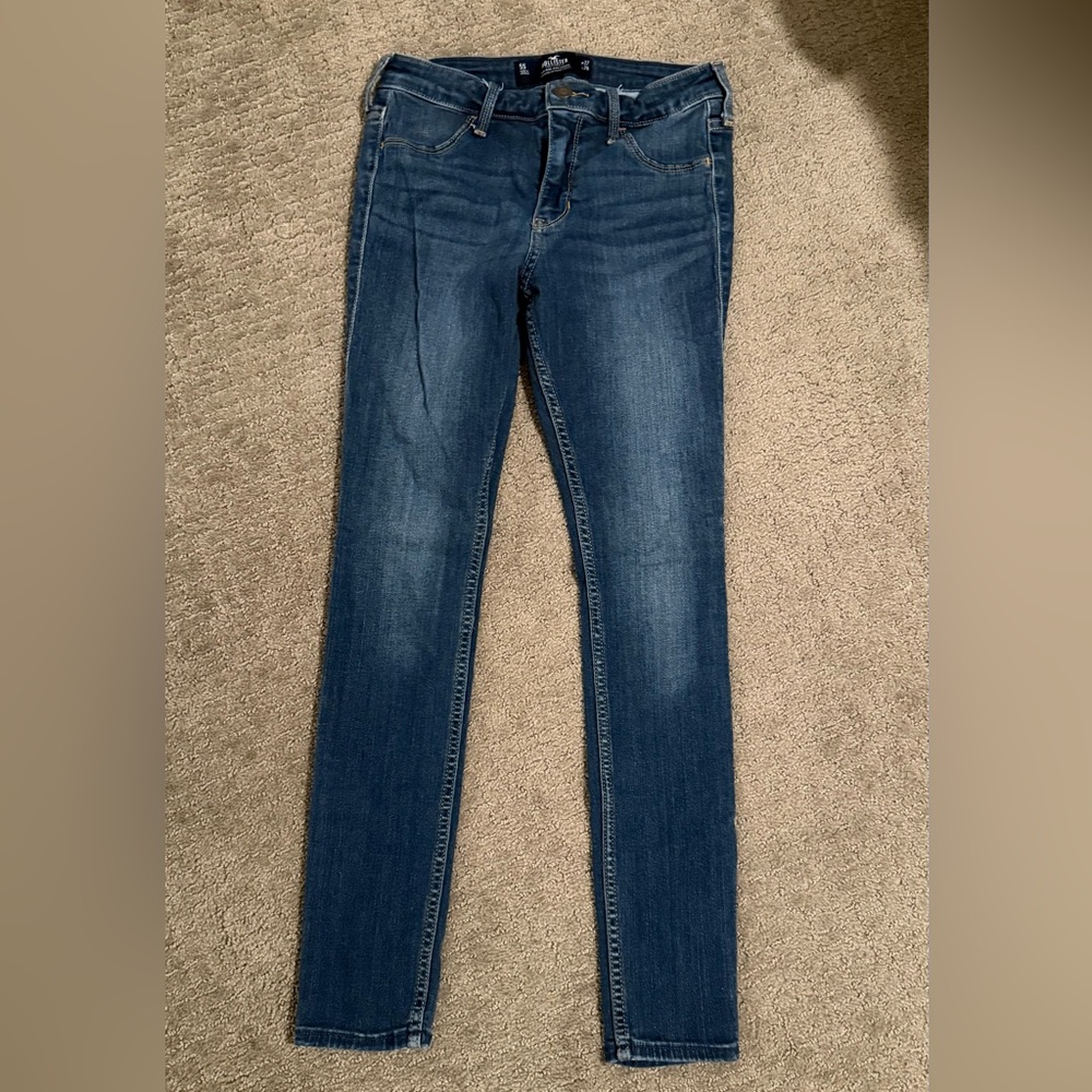 Hollister Mid Rise Jean Leggings Skinny Jeans Size 5S W27 L26